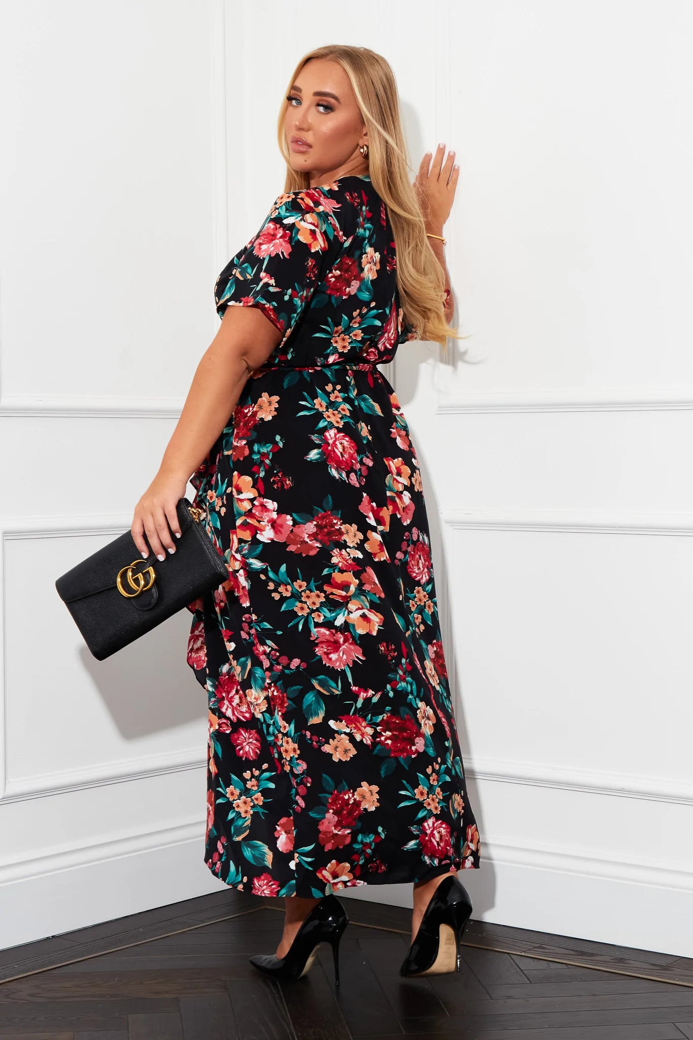 Farrah Maxi Dress for Women - Elegant Black Long Flowy Dress for Summer, Beach, Party & Special Occasions