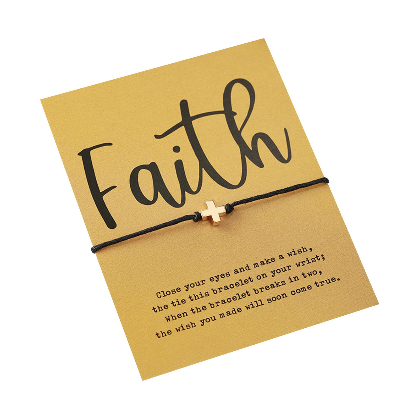 Stylish Cross Charm Bracelet for Women - Minimalist Word Card Bracelet, Trendy Personalized Gift for Her | Perfect for Everyday Wear, Parties & Special Occasions