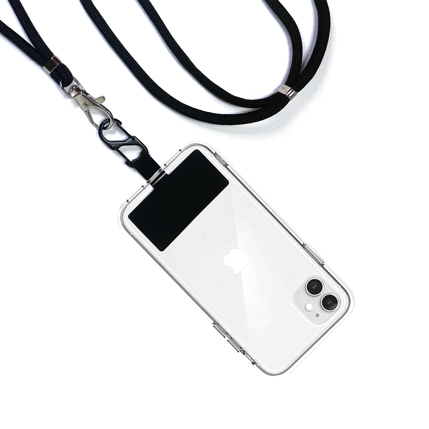 Retractable Phone Leash with Crossbody Strap - Secure Phone Lanyard for iPhone, Samsung & Most Smartphones | Perfect for Travel, Theme Parks, Hiking & Outdoor Activities | Anti-Drop Safety Reel for Hands-Free Convenience