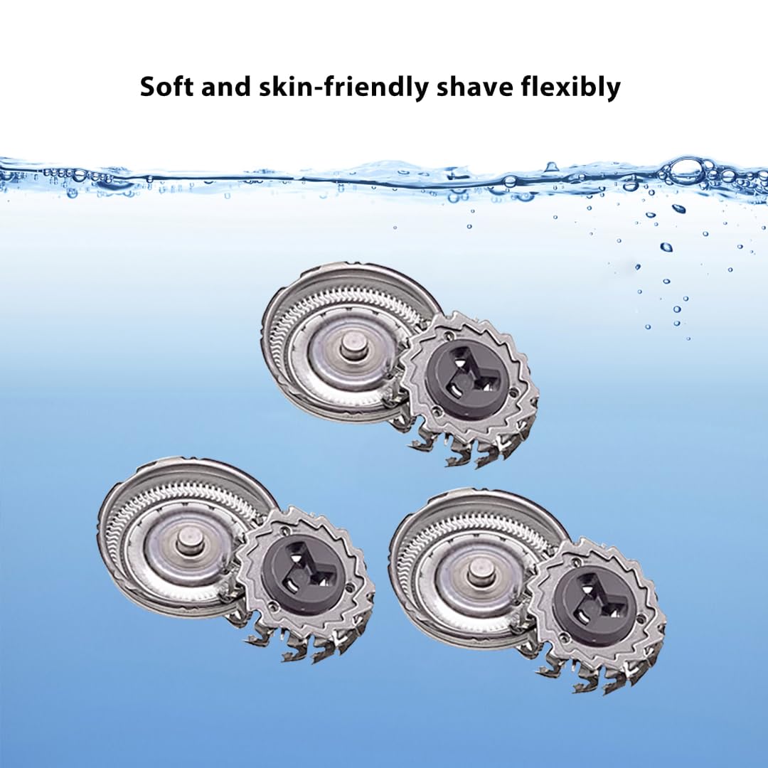 Philips Norelco RQ12 Series Sensotouch 3D 1250XCC Replacement Shaver Head - Compatible with Electric Razors - Perfect for Travel, Home & Office Use