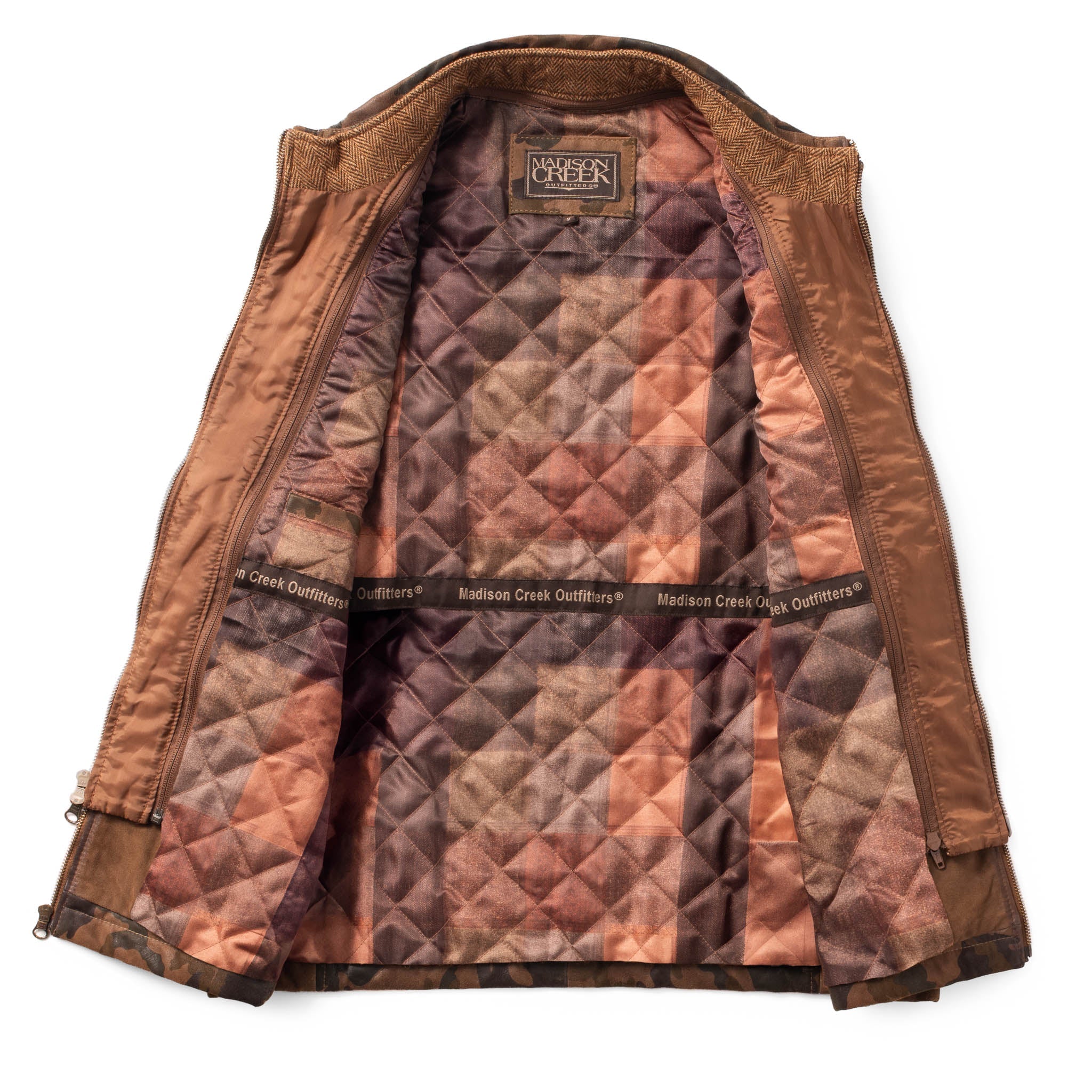 Madison Creek Ranger Genuine Leather Vest for Men - Stylish & Durable Biker Jacket for Motorcycle Riding, Outdoor Adventures & Casual Wear