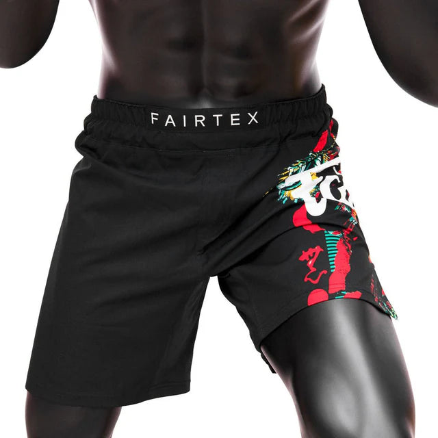 Fairtex MMA Shorts for Men - Premium Muay Thai & MMA Training Shorts - Lightweight & Breathable Fightwear - Ideal for MMA, Muay Thai, BJJ & Combat Sports Training
