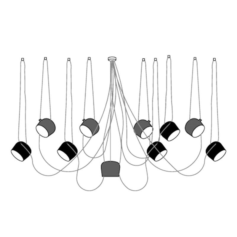 Modern Minimalist Aim Pendant Lamp - Adjustable Hanging Light Fixture for Kitchen Island, Dining Room, Bedroom & Living Room Decor