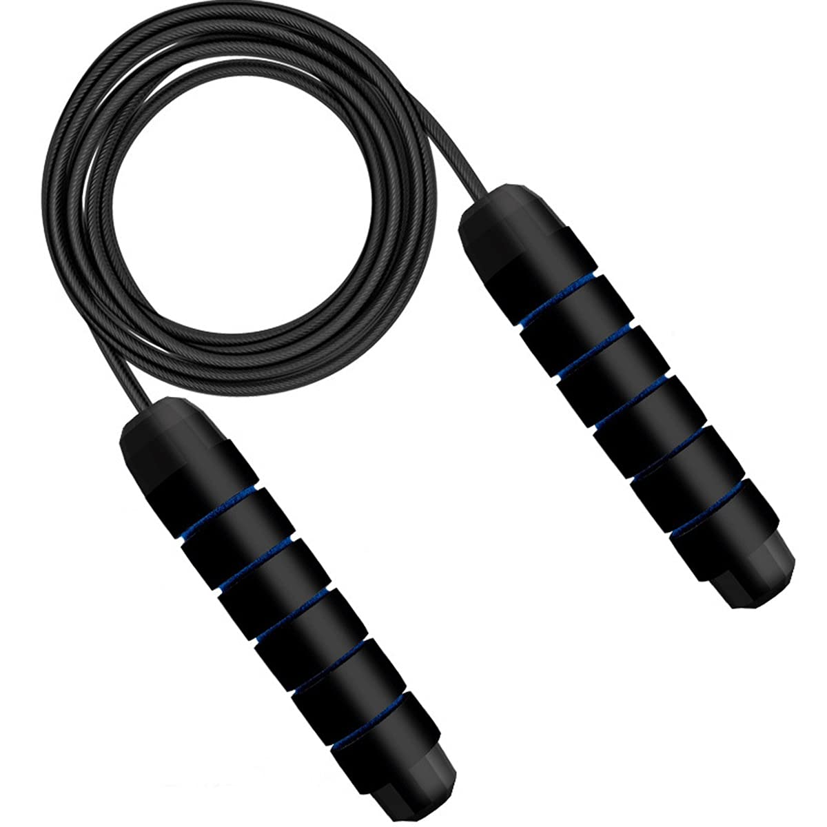 UFFD High-Speed Jump Rope with Ball Bearings - Tangle-Free Adjustable Skipping Rope for Men, Women & Kids - Memory Foam Handle for Fitness Training, Boxing & Cardio Workouts - Perfect for Home Gym, Outdoor Exercise & CrossFit Training