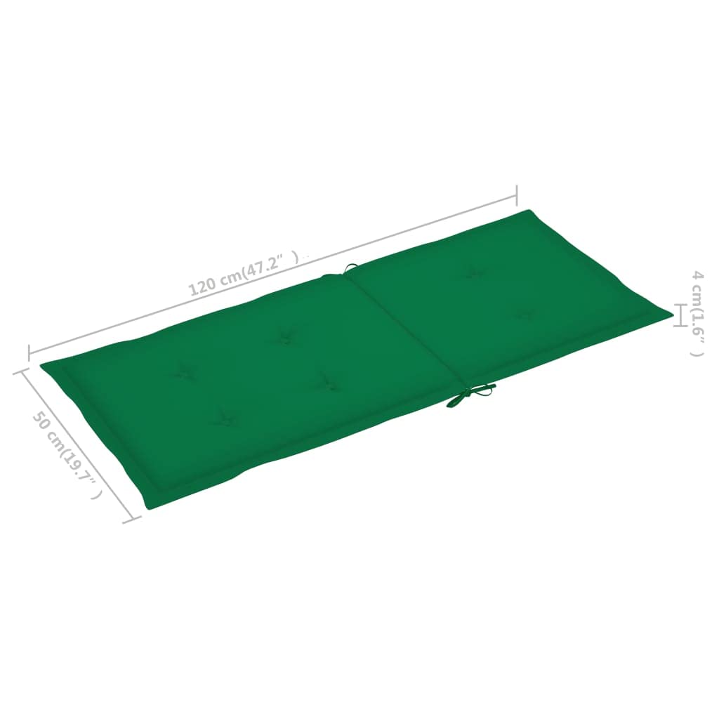 6-Piece Garden Chair Cushion Set with Ties - 47.2