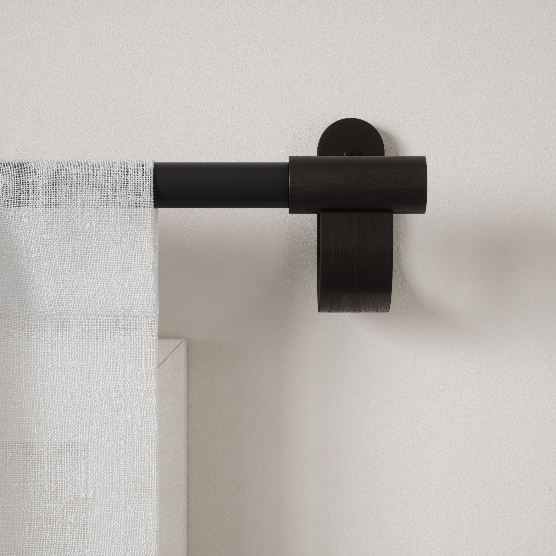 Bellwood Adjustable Curtain Rod - Heavy Duty Stainless Steel, No Drill Tension Rod for Windows, Doors, and Room Dividers - Perfect for Living Room, Bedroom, and Dorm Decor