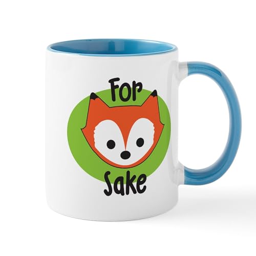 White/Blue Inside - For Fox Sake Mug