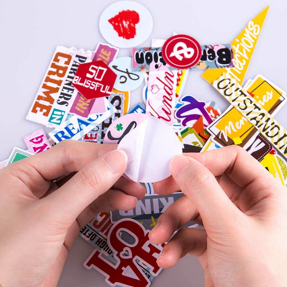 FaCraft Scrapbooking Stickers - 45pcs Funny Friends Sticker Set for Teens & Girls - Friendship Die Cuts Love Scrapbook Kit - Perfect for DIY Journals, Photo Albums, and Memory Books