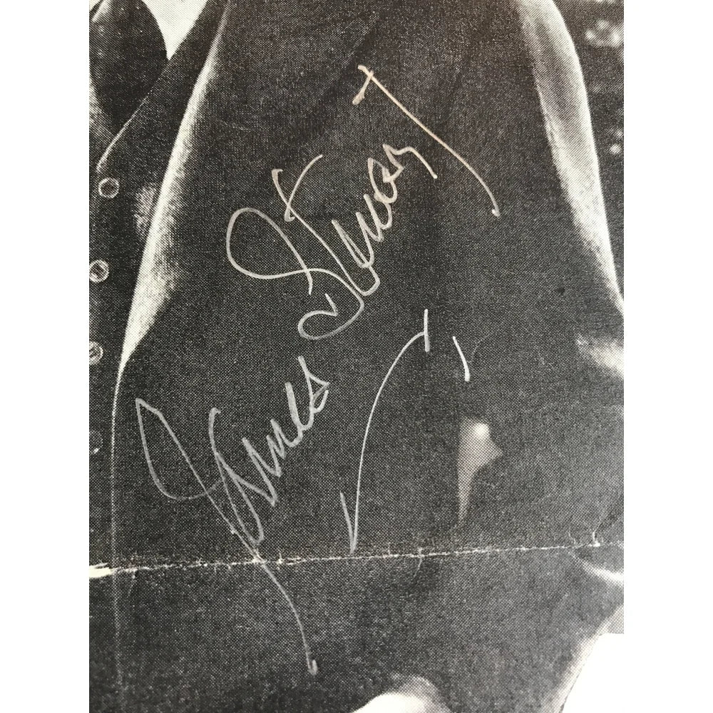 James Stewart Autographed Rope Movie Poster with JSA COA - Vintage Jimmy Hitchcock Film Memorabilia for Collectors & Home Theater Decor