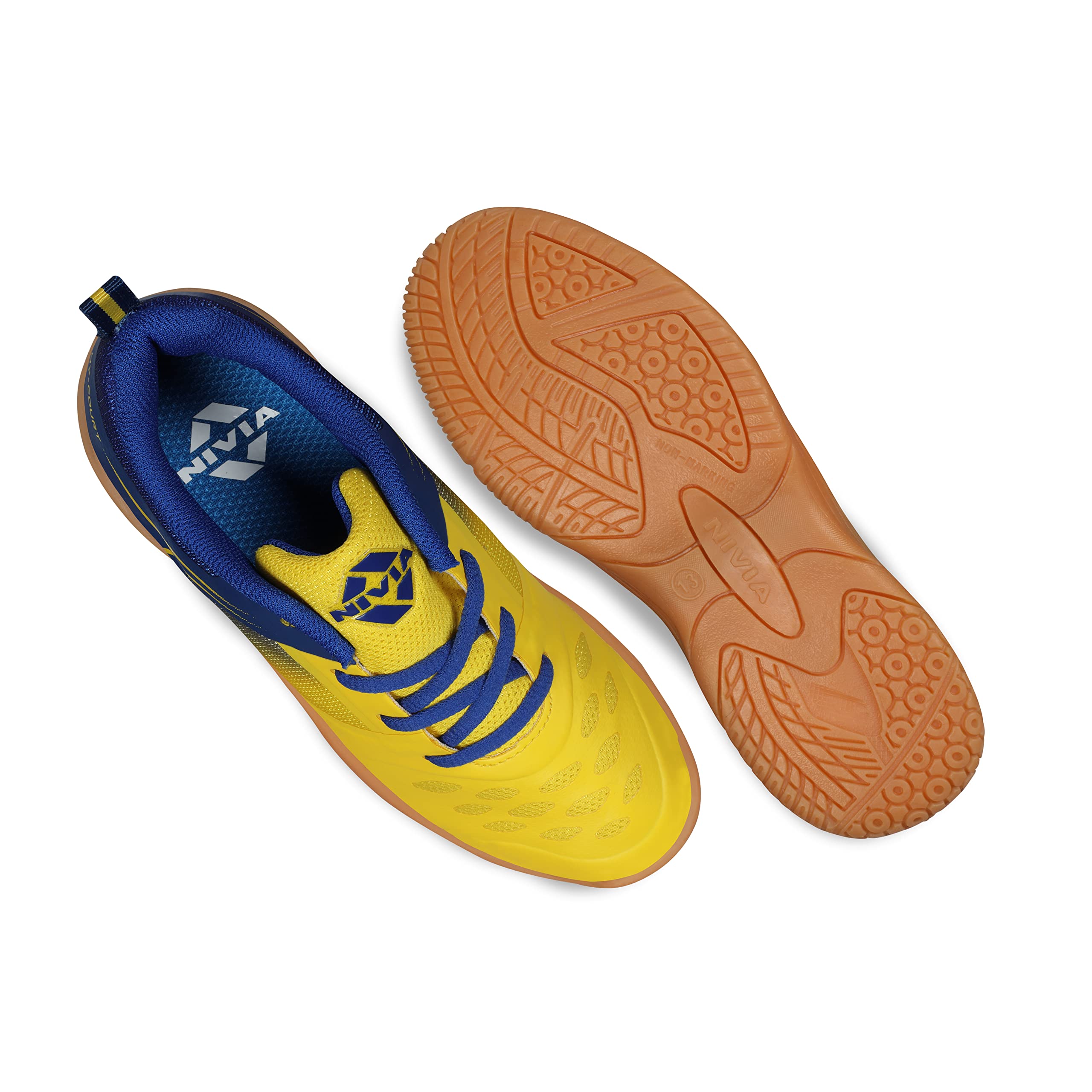 Nivia HY-Energy Men's Badminton Shoes - Lightweight Comfortable Sports Shoes for Indoor Court Play & Training