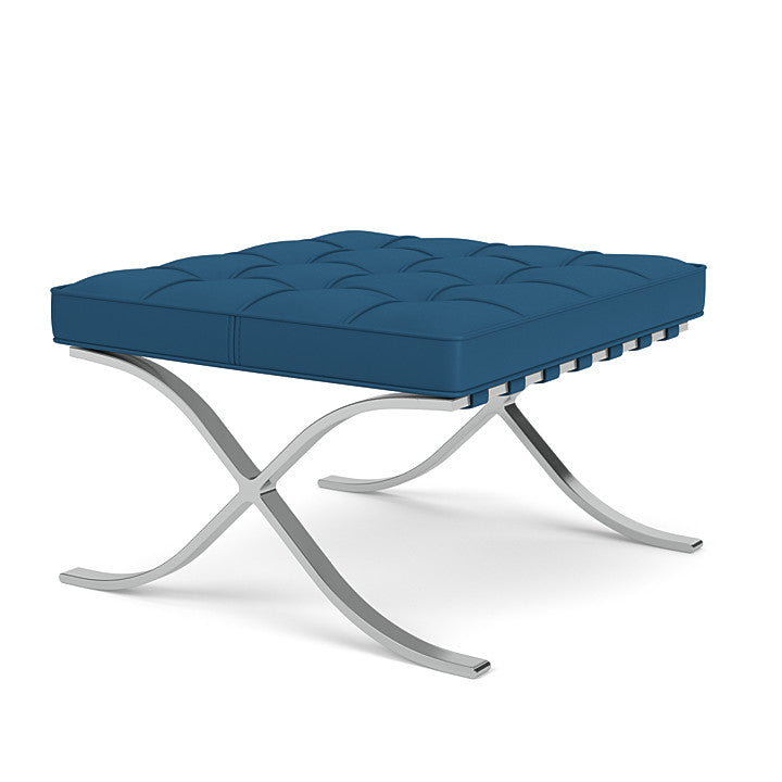 Barcelona Stool with Cushion - Modern Bar Stool with Comfortable Seat Cushion for Kitchen Island, Breakfast Nook & Home Decor