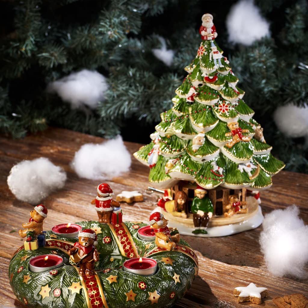 Villeroy & Boch Christmas Tree Decorations - Large Holiday Xmas Tree with Kids Toys for Festive Home Decor | Perfect for Living Room, Bedroom & Christmas Party Decorating