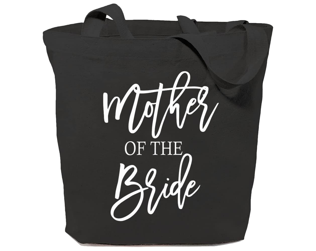 Stylish Canvas Tote Bag for Mother of The Bride & Groom - Reusable Wedding Shopping Bag with Shoulder Strap - Perfect for Bridal Showers, Rehearsal Dinners & Everyday Use