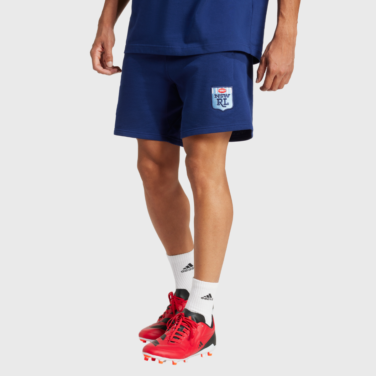 Adidas NSW Rugby League ALL SZN Cotton Shorts for Men - Breathable Athletic Shorts for Rugby, Training & Casual Wear - Perfect for Sports, Gym & Everyday Comfort