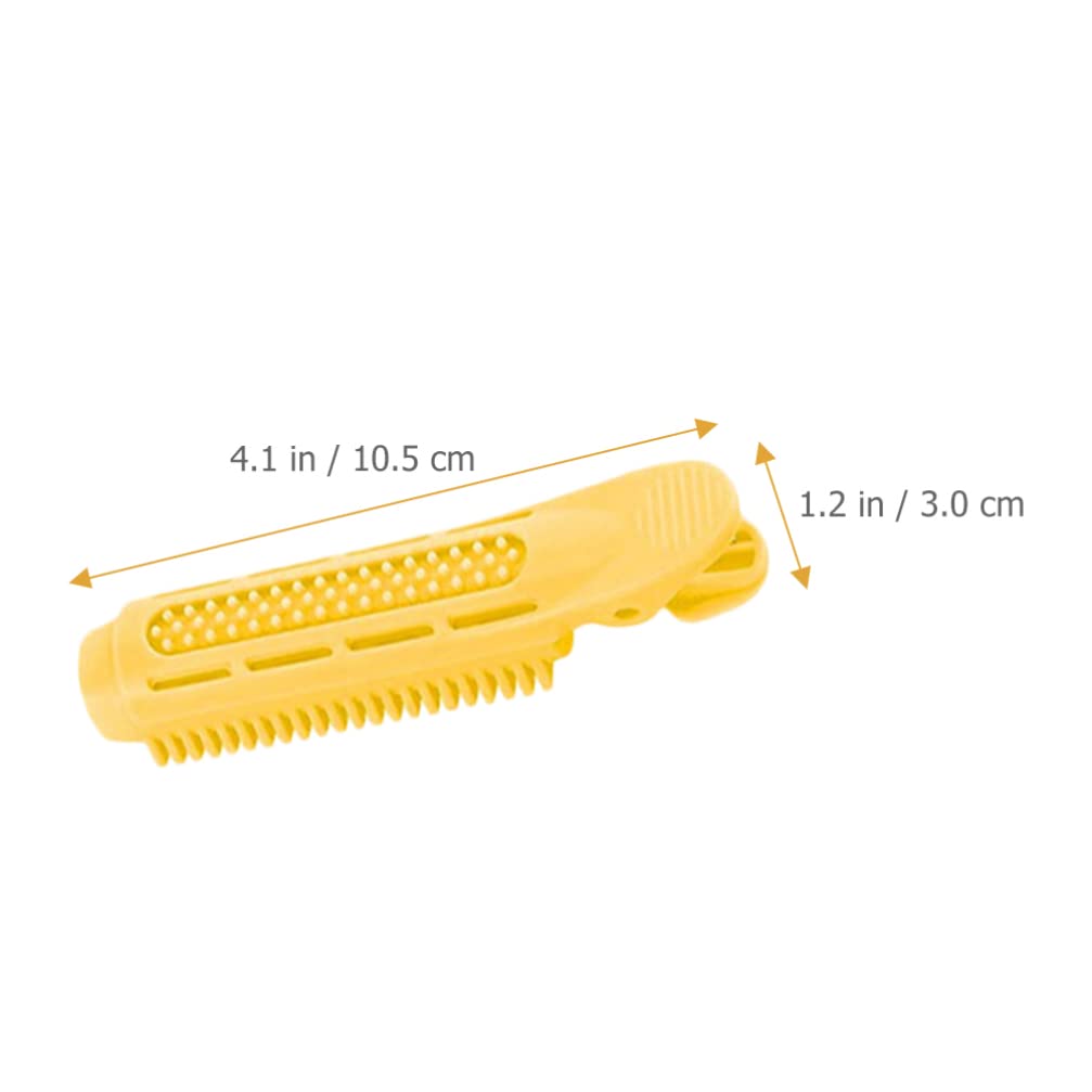 LALAFINA 6pcs Hair Clips Set - Self Grip Hair Rollers & Volume Clips for Root Lifting & Styling | Acrylic Hairpins for Fluffy Curls (Perfect for Salon, Home Styling & DIY Hair Care)