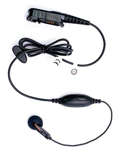 Motorola PMLN5733A Mag One Headset - Compatible with DP2400, XPR 3300, XPR 3500 Two-Way Radios | Durable Communication Headset for Security, Construction & Warehouse Use