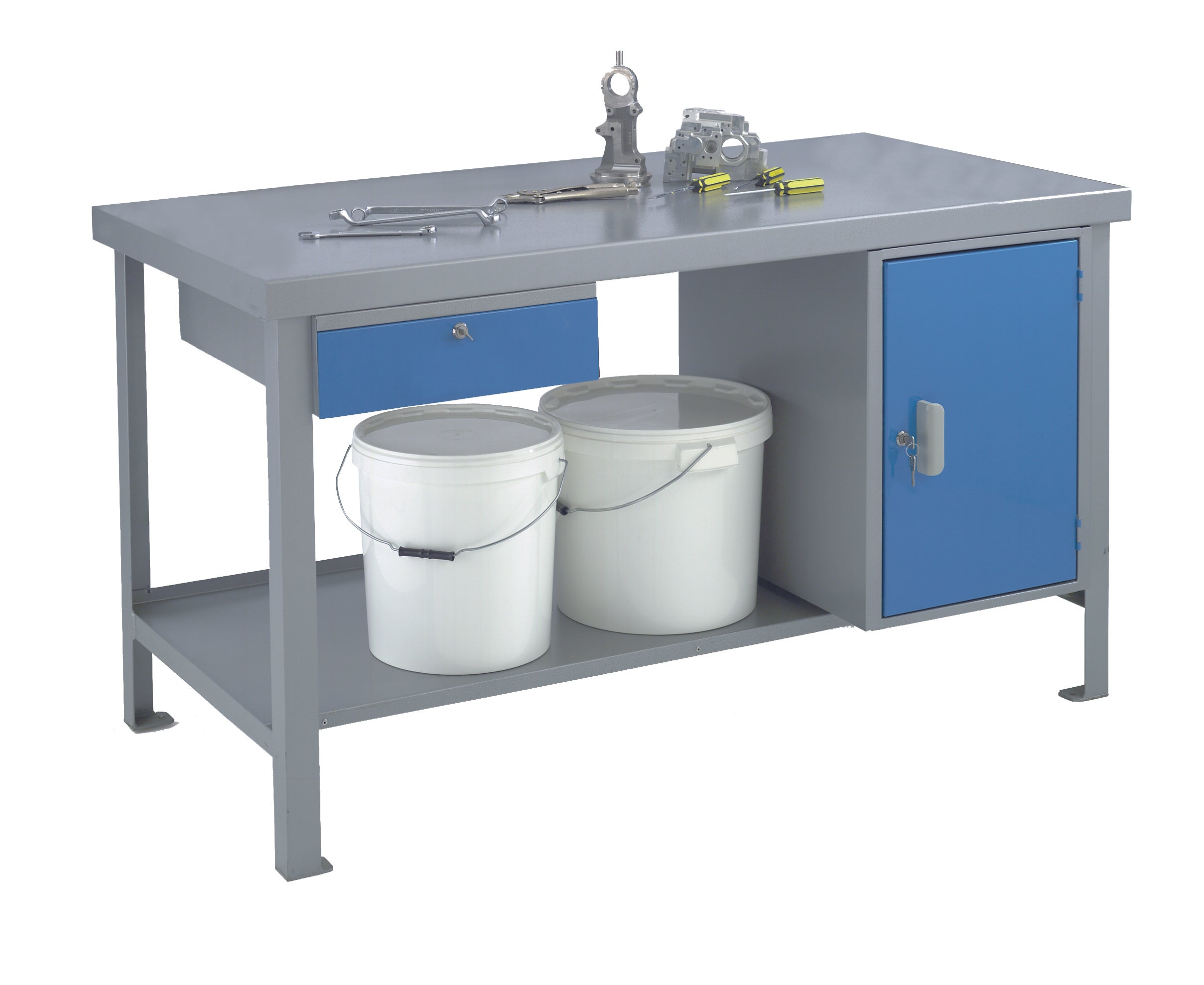 Secure Lockable Storage Cupboard for Home, Office & Garage - Organize & Protect Your Belongings with Style