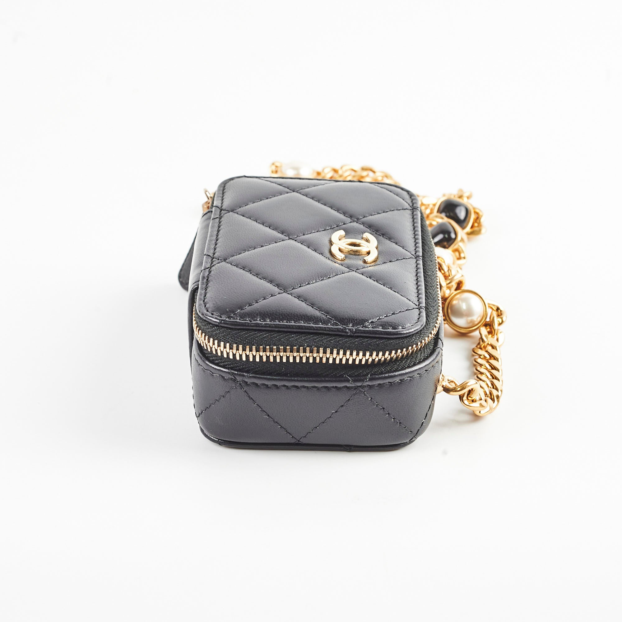 Chanel Lambskin Micro Bag Black - Luxury Mini Crossbody Bag for Women | Perfect for Evening Parties, Date Nights & Special Occasions
