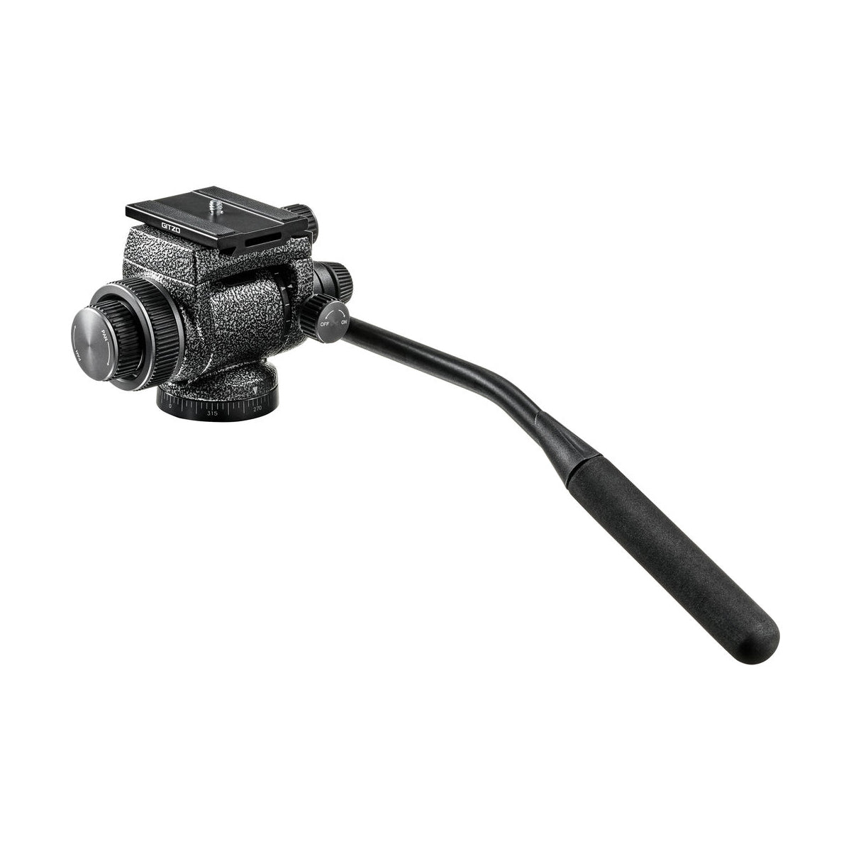 Gitzo 2-Way Fluid Video Head - Professional Tripod Head for Smooth Pan & Tilt Camera Movements - Perfect for Videography, Live Streaming & Outdoor Filming