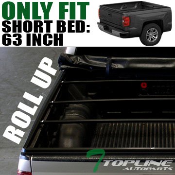 Snap On Soft Vinyl Truck Bed Tonneau Cover for 2000-2004 Dodge Dakota 5.5 Ft (66