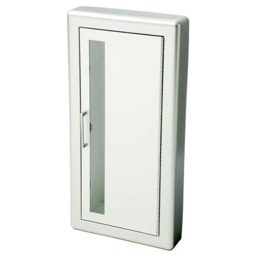 JL Industries 1026V10 Academy Fire Extinguisher Cabinet - Vertical Duo with Pull Handle - Wall Mounted for Schools, Offices & Commercial Buildings Safety