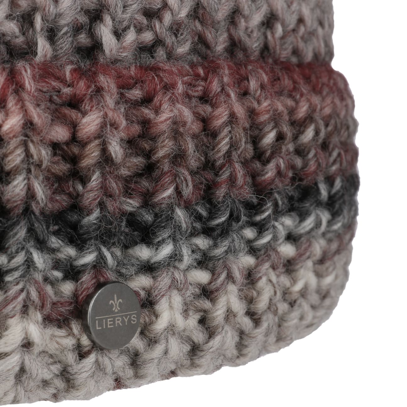 Lierys Finja Bobble Hat - Warm Winter Knit Beanie for Women & Men - Cozy Cable Knit Pom Pom Hat for Cold Weather - Perfect for Skiing, Snowboarding & Outdoor Activities