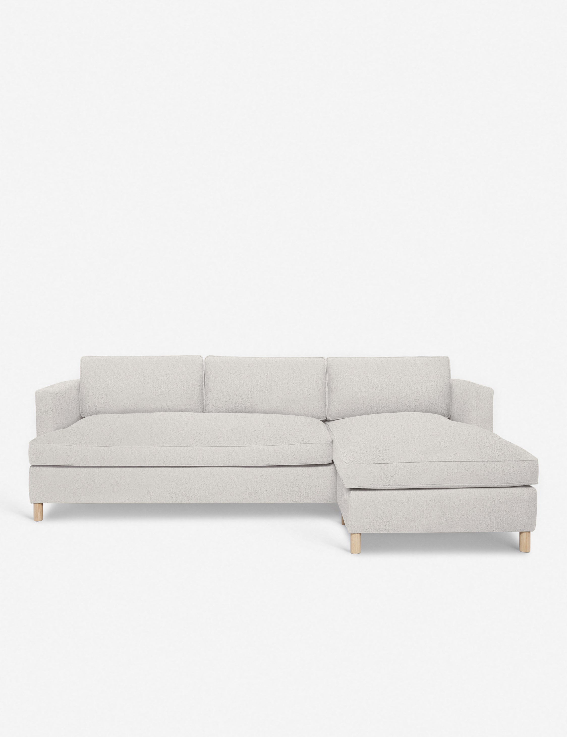 Belton Sectional Sofa by Ginny Macdonald - Modern L-Shaped Couch for Living Room, Lounge & Family Room - Comfortable Fabric Upholstery with Reversible Chaise