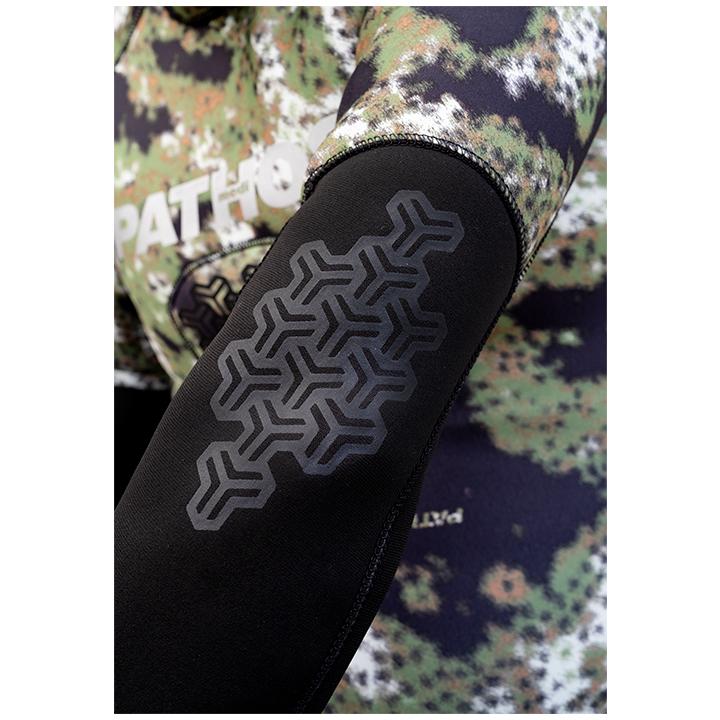 Pathos Medi Camo Jacket 3mm - Premium Neoprene Wetsuit for Scuba Diving, Spearfishing & Water Sports | Warm & Flexible Camouflage Design for Cold Water Adventures