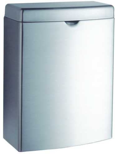 Bobrick Contura Sanitary Napkin Disposal Unit - Wall-Mounted Feminine Hygiene Waste Bin for Restrooms, Bathrooms & Public Spaces