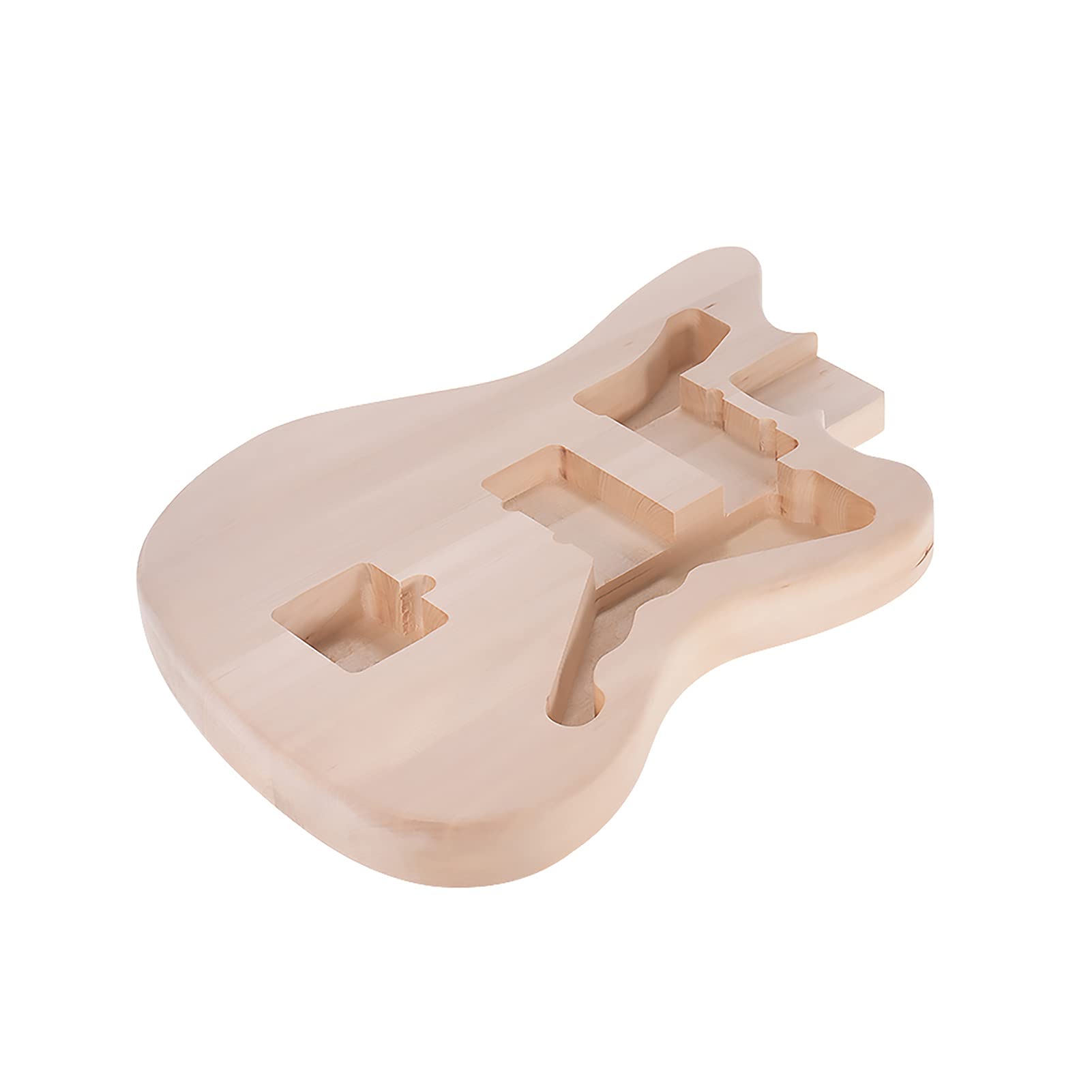Unfinished MZB-T DIY Electric Guitar Body - Basswood Blank for Custom Builds | Perfect for Guitar Mods, DIY Projects & Luthier Creations