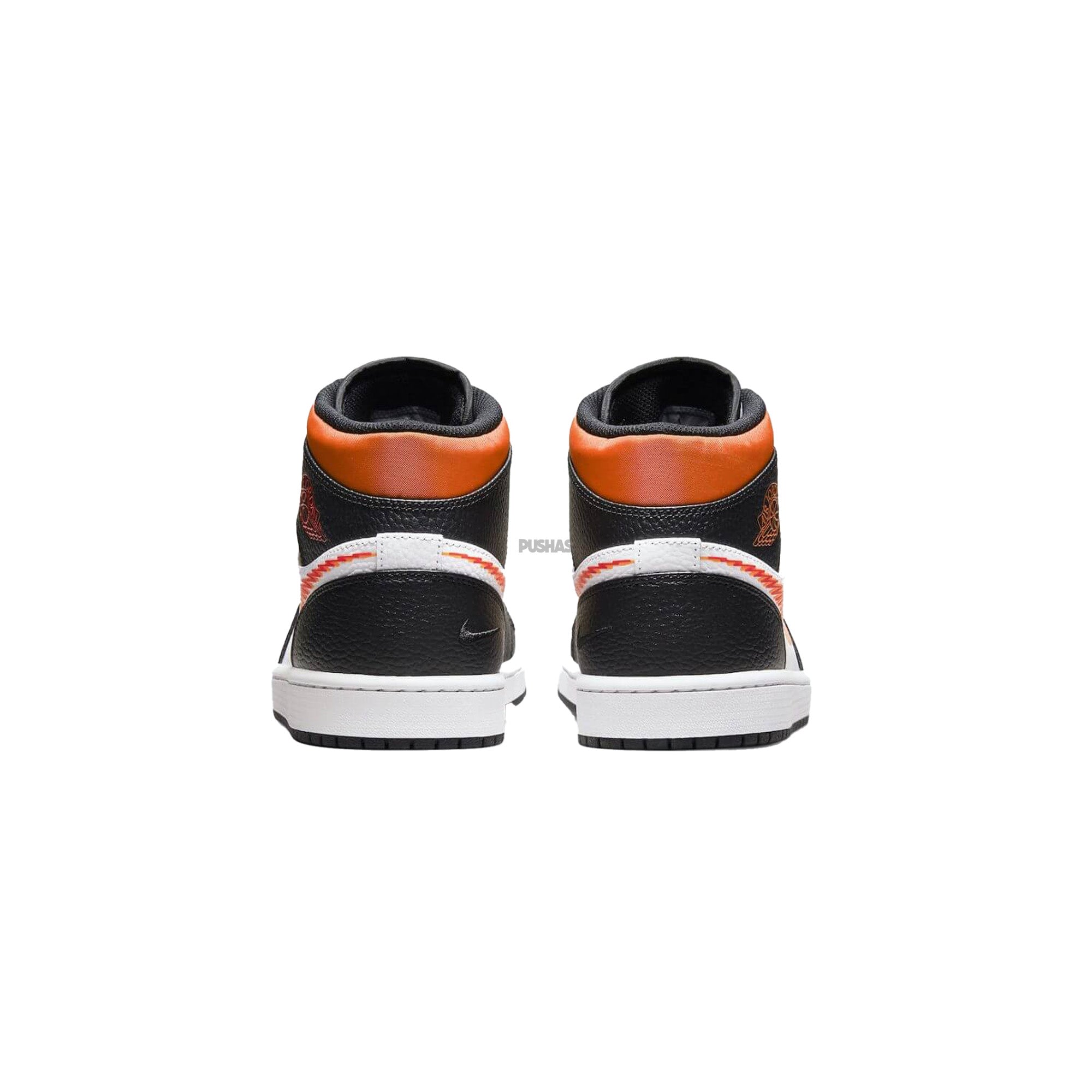 Air Jordan 1 Mid 'Zig Zag Swoosh' Basketball Shoes - Men's Retro Sneakers for Casual Wear & Street Style Fashion