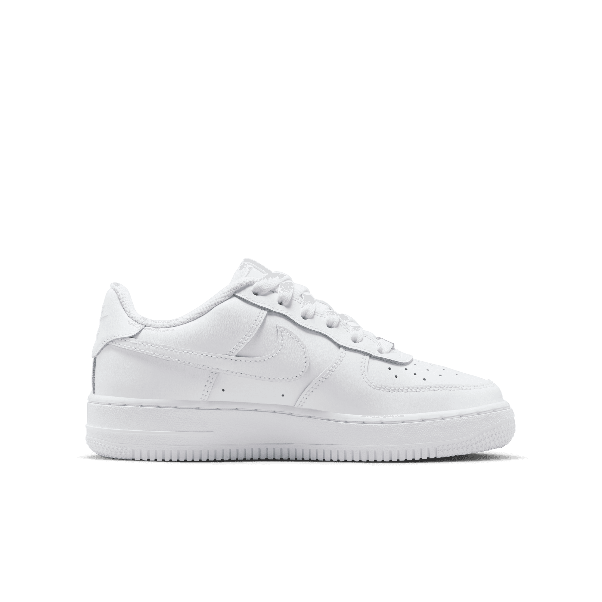 Nike Air Force 1 LE (GS) White/White - Classic Sneakers for Women & Girls - Perfect for Casual Wear, School & Street Style