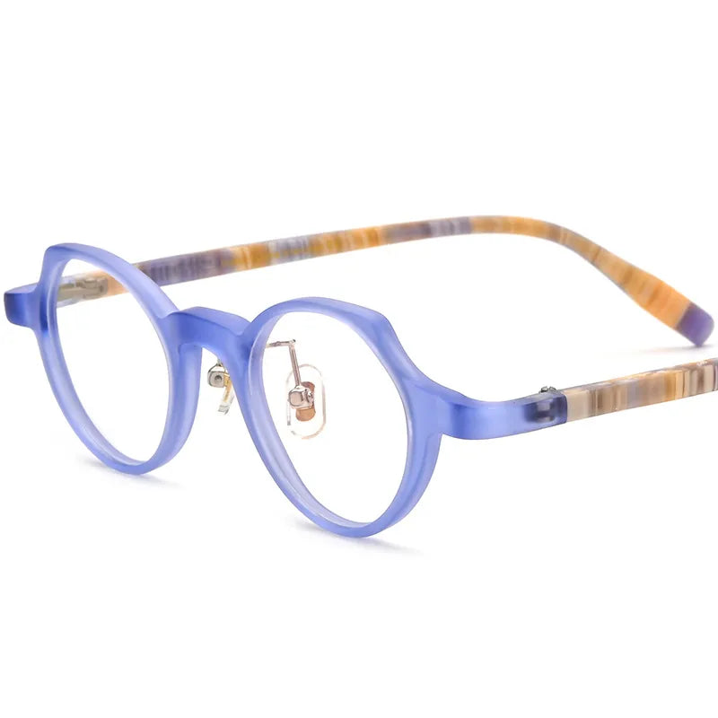CCspace Unisex Full Rim Cat Eye Acetate Eyeglasses 56886 - Stylish Retro Frame for Men & Women - Perfect for Reading, Work, and Fashion Accessories
