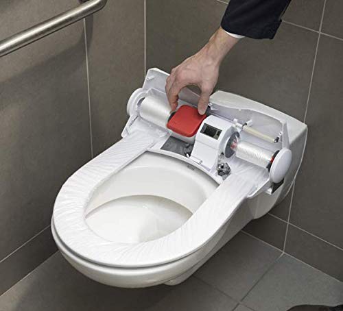 Automatic Toilet Seat Cover S3500 - Hands-Free, Battery-Powered Elongated Toilet Seat for Hygienic Bathroom Experience - Perfect for Homes, Offices, and Public Restrooms