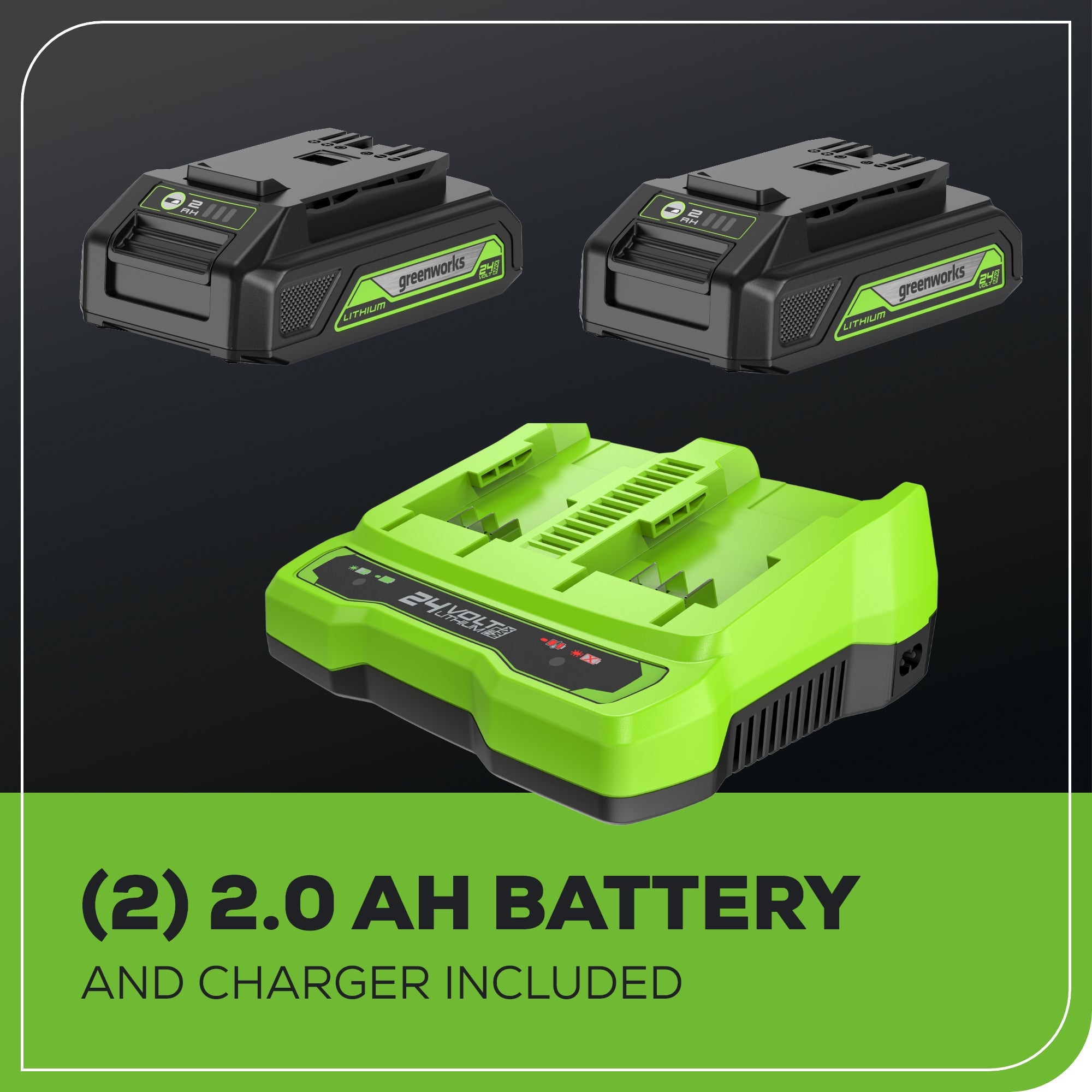 24V 1/4 Inch 2650 in/lbs Brushless Impact Driver Kit with 2.0Ah USB Batteries, Dual Port Charger & Drill Bits - Perfect for DIY Projects, Construction Work and Automotive Repairs