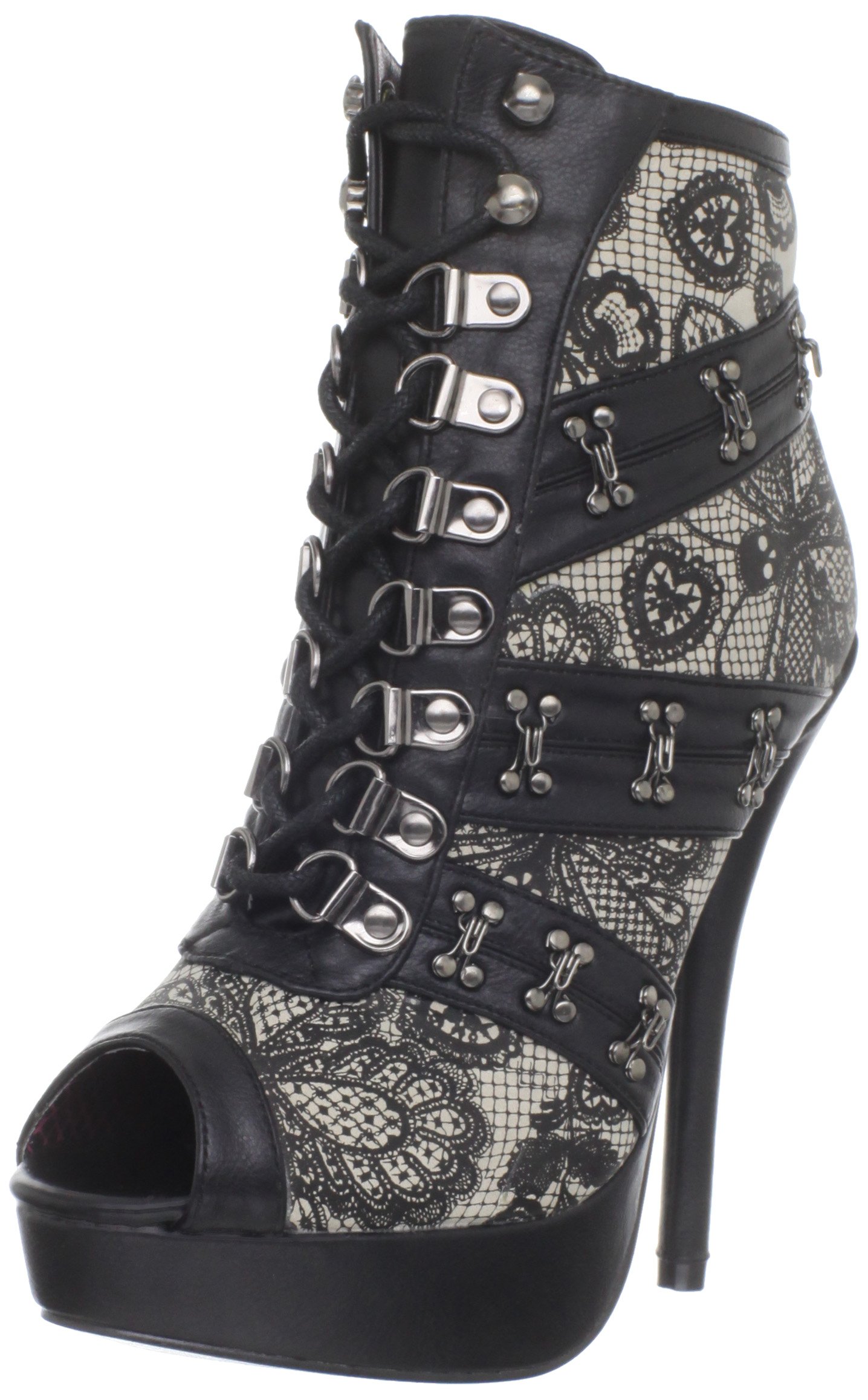 Iron Fist Women's Lovelace Ankle Boot - Stylish Punk Rock Booties for Women | Perfect for Concerts, Night Out & Alternative Fashion