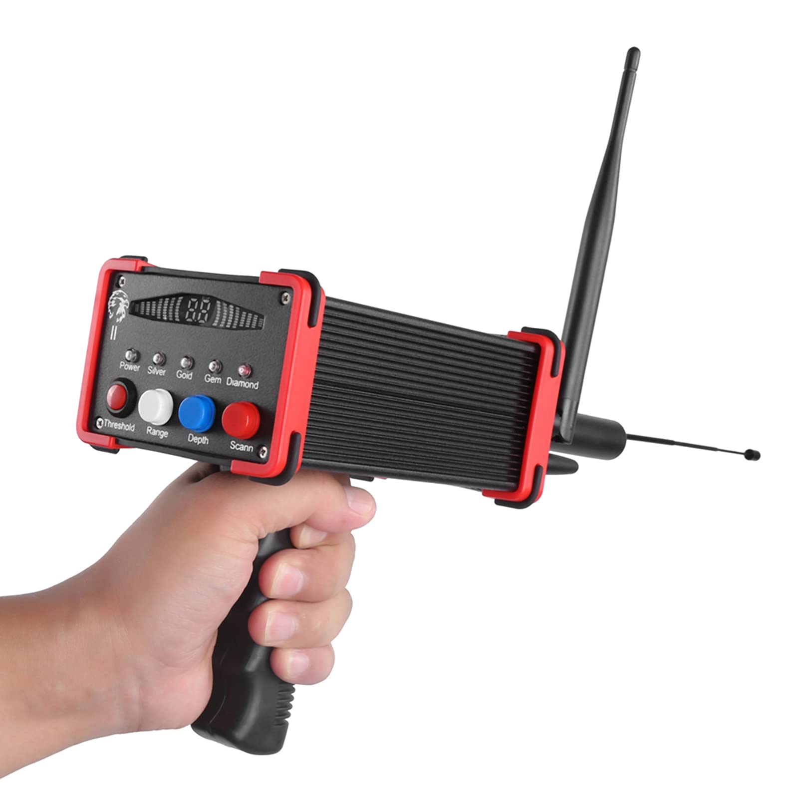 Professional Underground Metal Detector with Long Range Detection - Gold & Treasure Hunting Tool for Large Areas (EU Plug) | Perfect for Beach, Park & Field Exploration