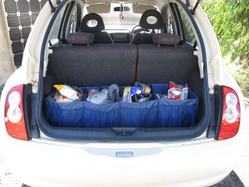 Foldable Car Boot Organizer - Waterproof Storage Box with Multiple Pockets for SUV, Sedan & Trunk Organization | Perfect for Travel, Groceries & Sports Equipment