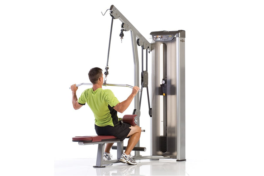 TuffStuff Lat Pulldown Mid Row Low Row Machine (PPD 802) - Home & Commercial Gym Strength Training Equipment for Back Workouts