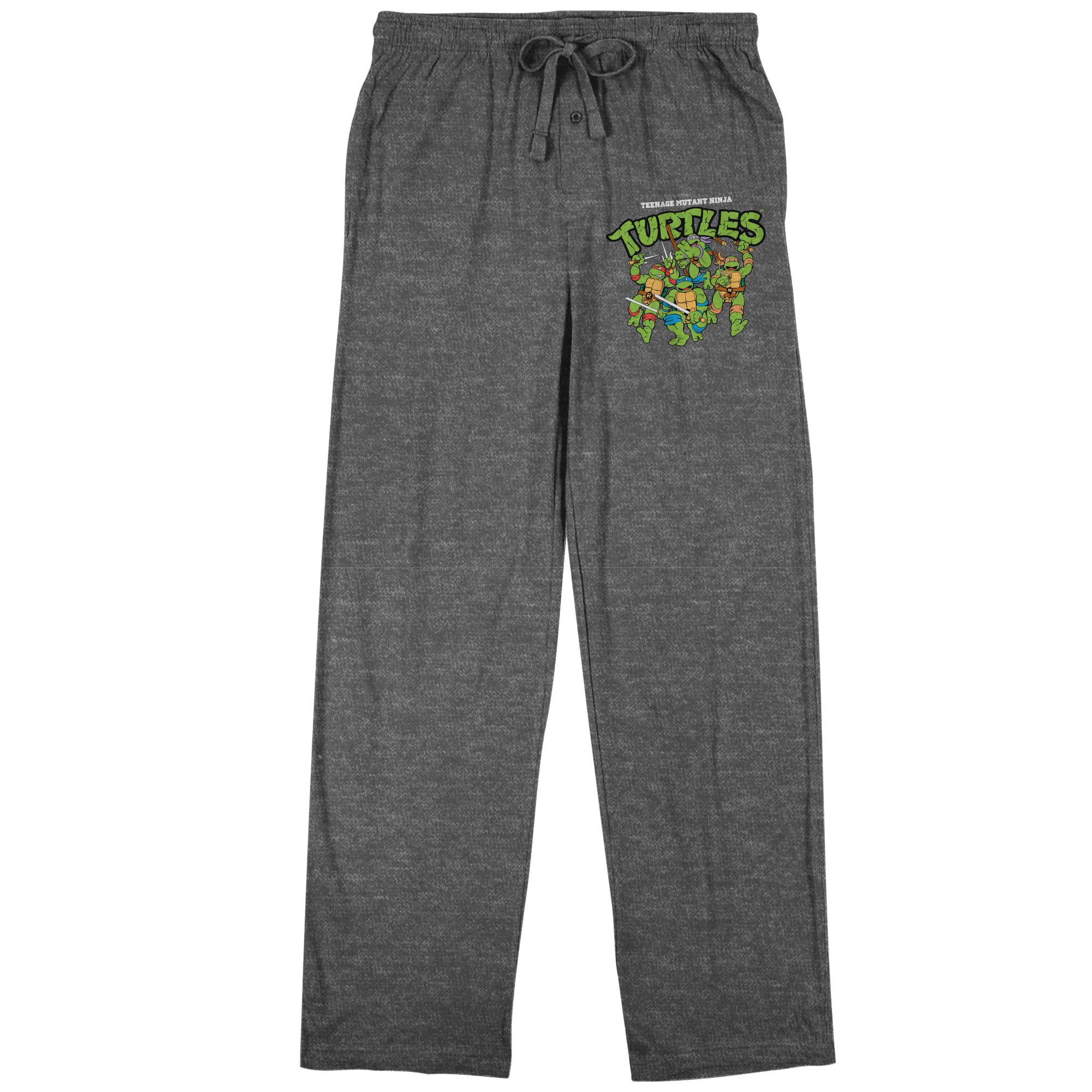 Teenage Mutant Ninja Turtles Graphic Print Men's Sleep Pajama Pants - Soft & Comfortable Lounge Pants for TMNT Fans, Sleepwear & Home Relaxation