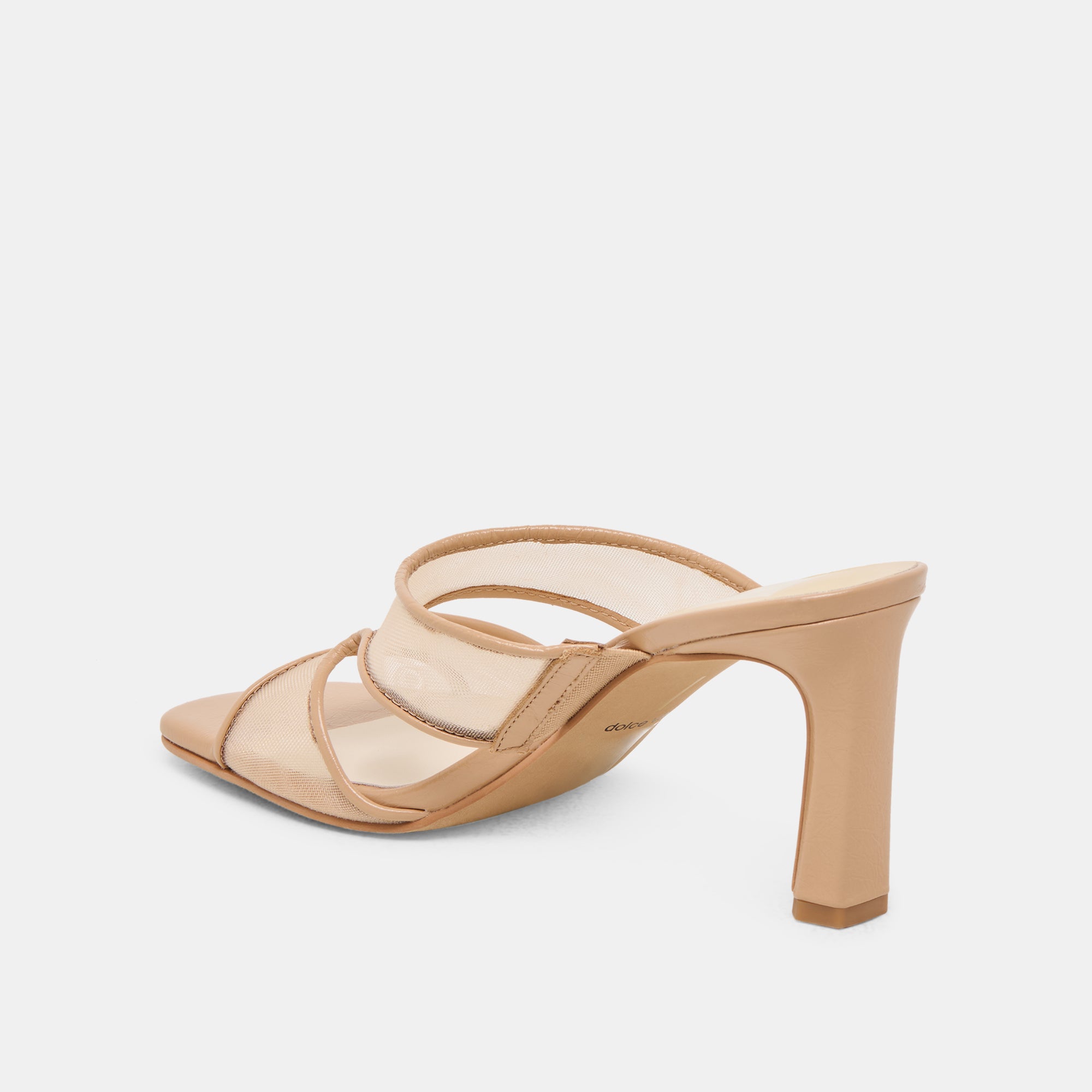 GITEL Women's Light Tan Mesh High Heels - Comfortable & Stylish Dress Shoes for Parties, Weddings & Office Wear