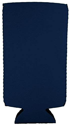 Take A Hike Slim Can Cooler (1 Pack, Navy Blue) - Insulated Can Holder for Hiking, Camping & Outdoor Adventures