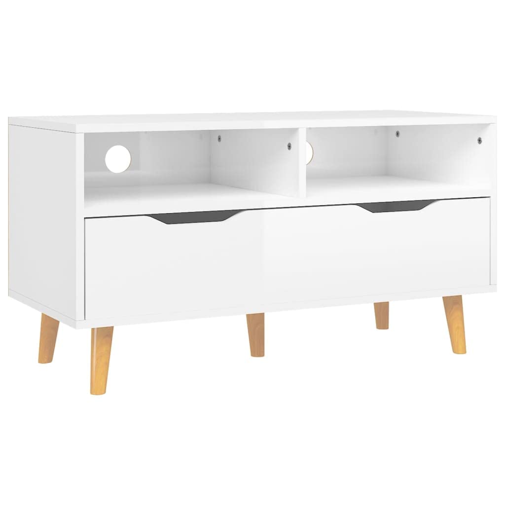 Modern TV Stand with Storage - 35.4