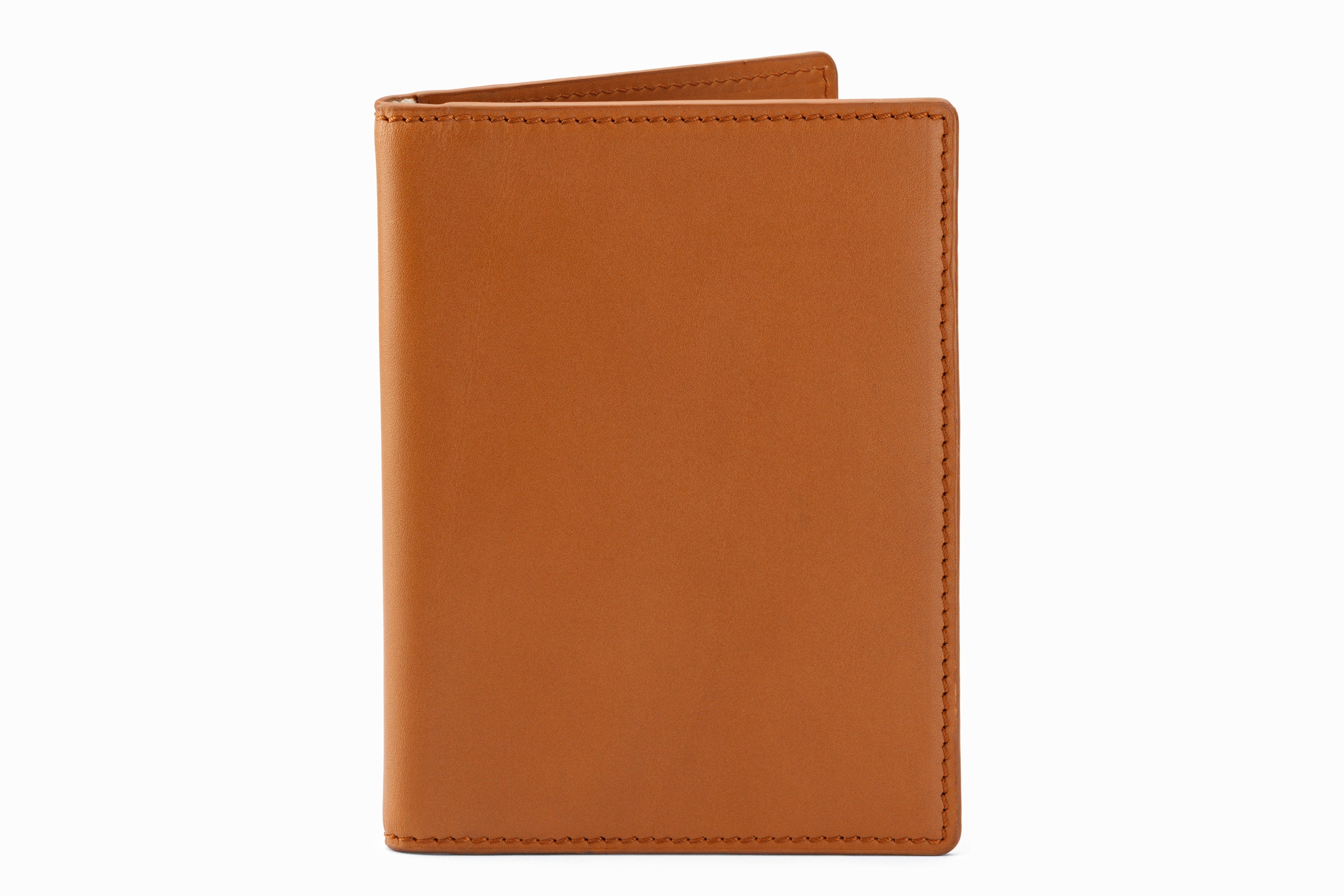 Premium Genuine Leather Passport Wallet in Tan - Travel Organizer for Men & Women - Perfect for Airports, Vacations & Business Trips