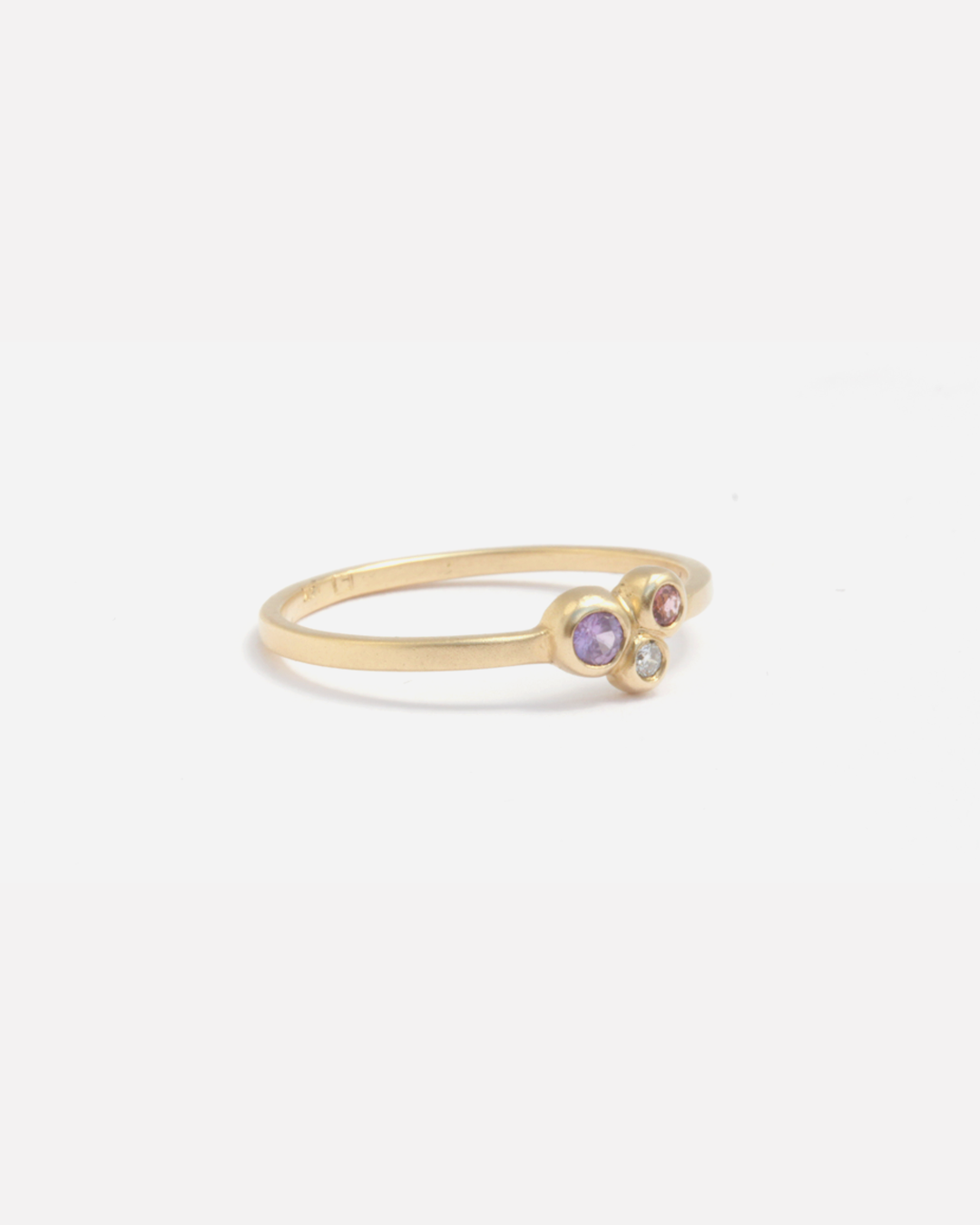 Bubble 17 Gemstone & White Diamond Ring - Elegant Jewelry for Women, Perfect for Weddings, Anniversaries & Special Occasions