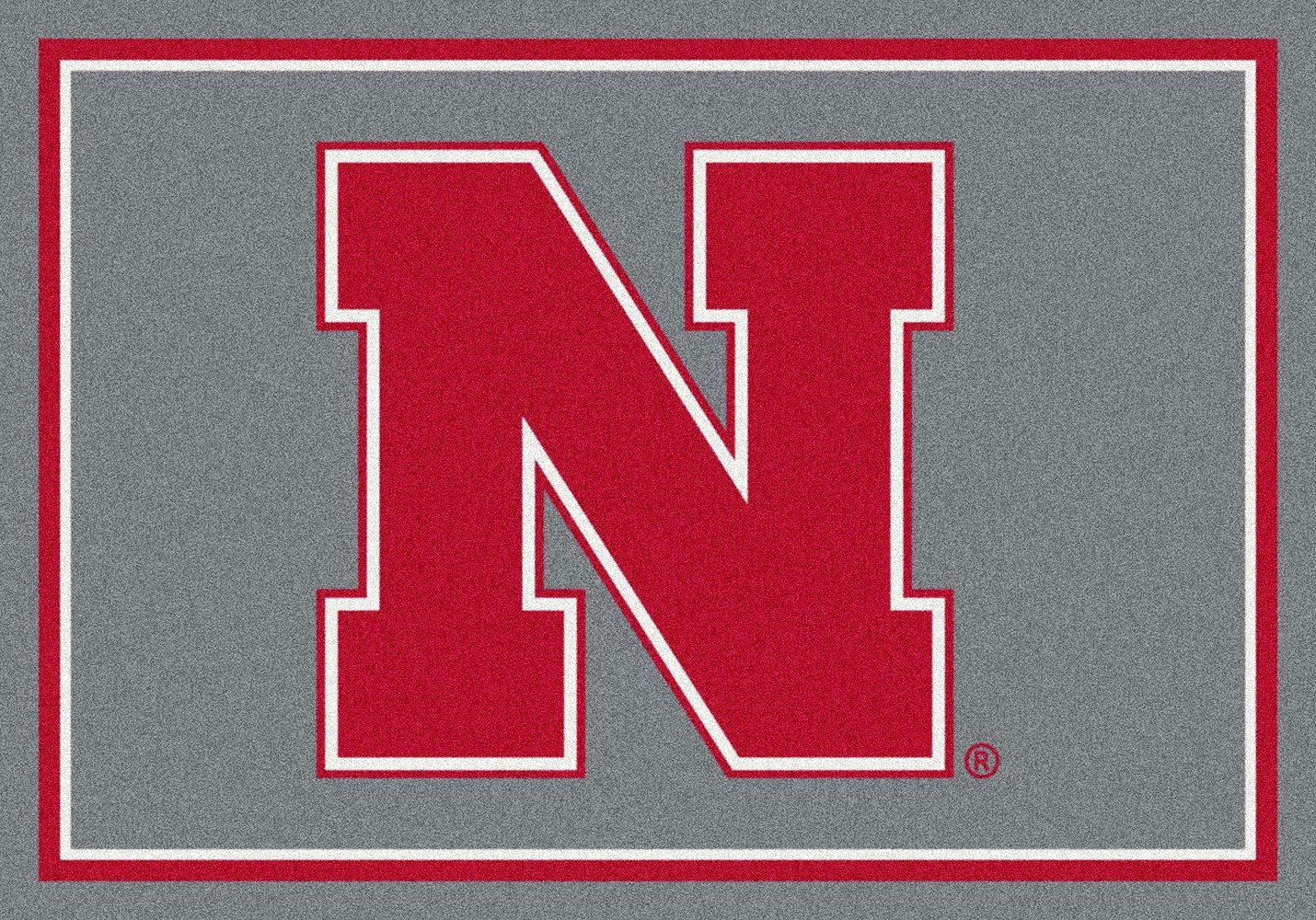 Nebraska Cornhuskers NCAA College Team Floor Mats - Non-Slip Team Spirit Area Rugs for Home, Dorm & Game Room Decor