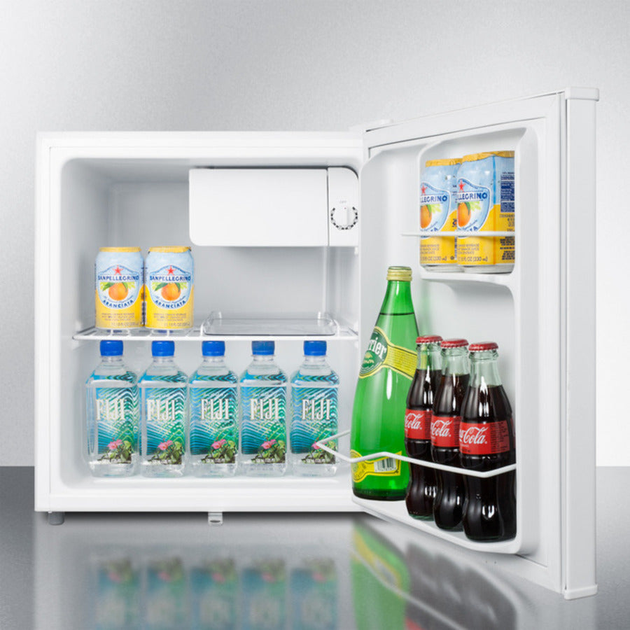 Accucold 1.9 Cu Ft Compact Refrigerator with Freezer & Front Lock - Perfect for Dorm, Office, Bedroom & Small Spaces | Energy Efficient Mini Fridge