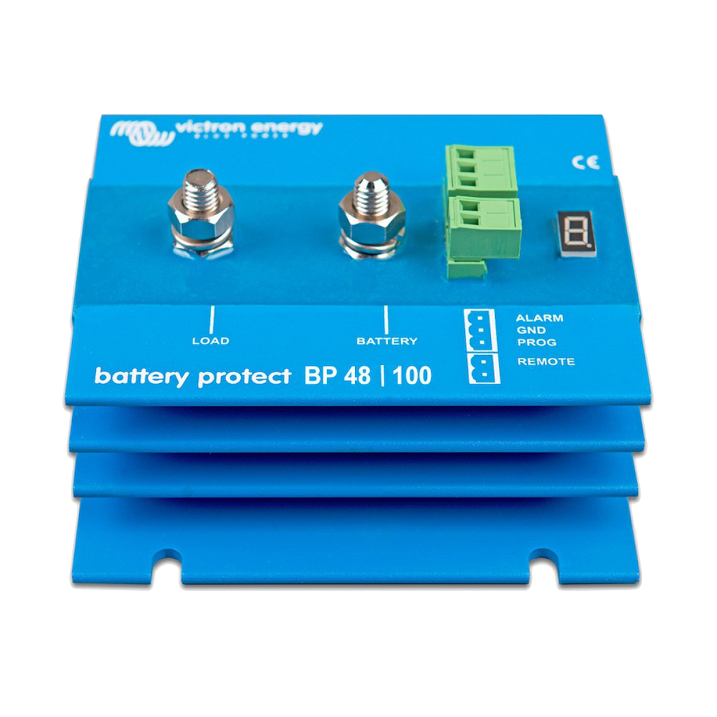48V BatteryProtect BP 100 - Overcharge & Short Circuit Protection for Solar, RV, Marine & Off-Grid Power Systems - Perfect for Energy Storage & Backup Power Solutions