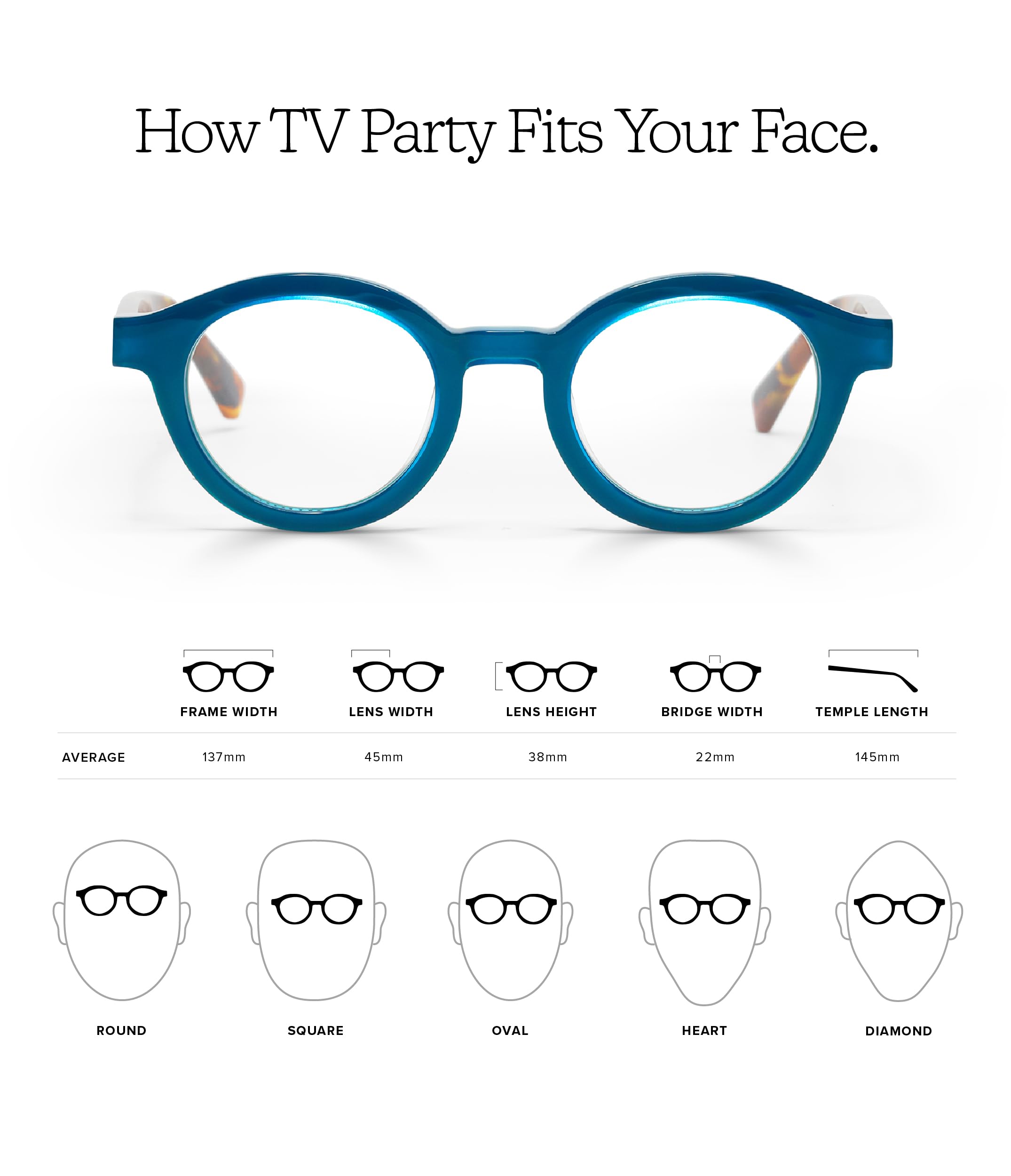 eyebobs TV Party - Premium Reading Glasses for Men & Women | Round Frame for Average Faces | 0.0x-4.0x Strength | Perfect for Watching TV, Reading & Computer Work