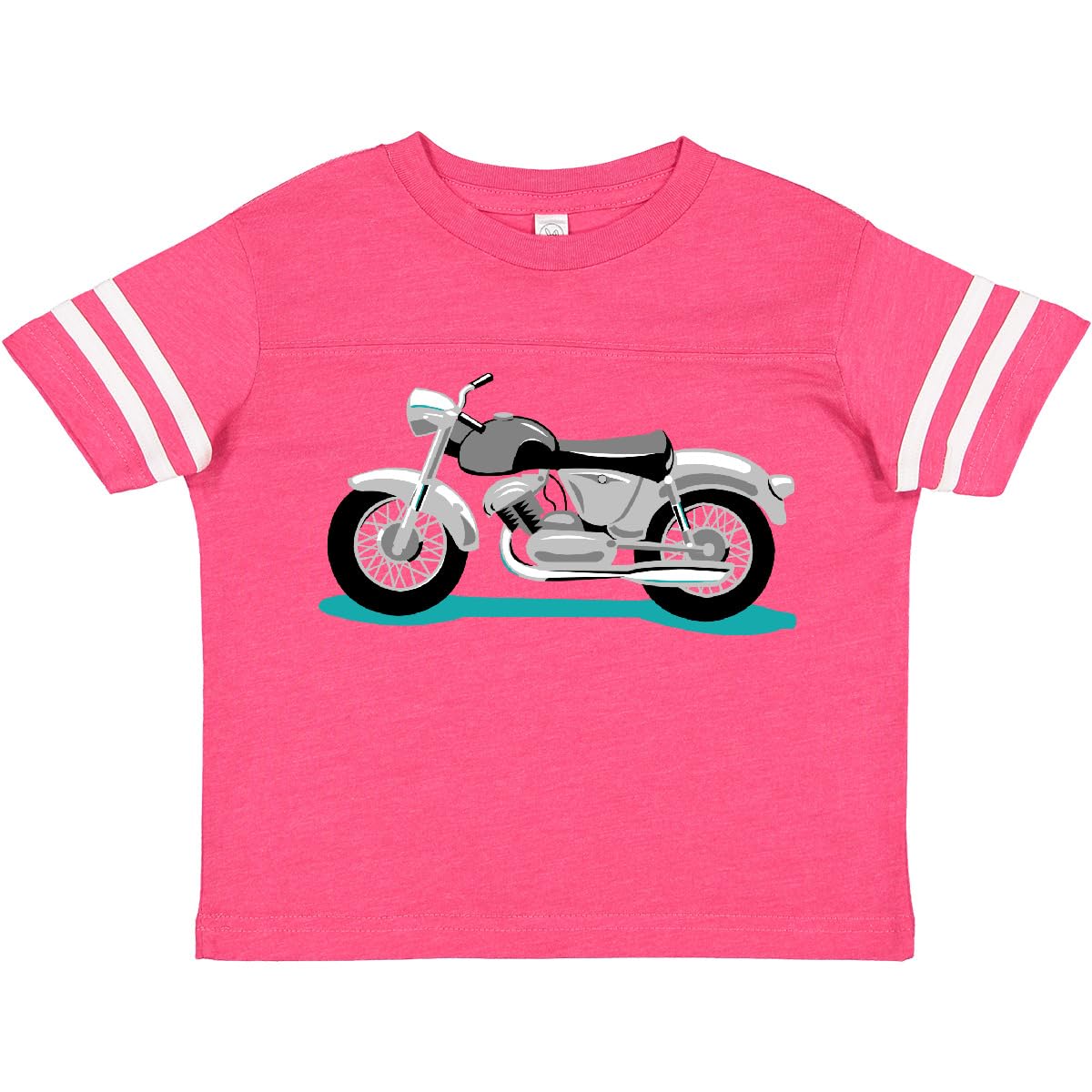 Inktastic Motorcycle Toddler T-Shirt - Cute Baby Biker Tee for Boys & Girls - Soft Cotton Toddler Shirt for Riding, Parties & Playtime
